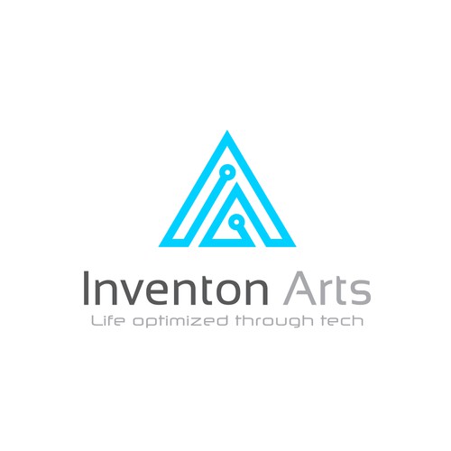 Hardware design with the title 'Logo Design for Invention Arts'