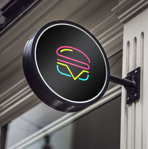 Slider design with the title 'logo design contest winner'