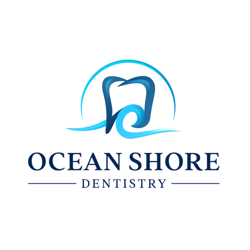 Wave brand with the title 'Logo designs for Ocean Sore Dentistry!'