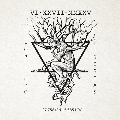 Element design with the title 'Earth Element Tattoo'