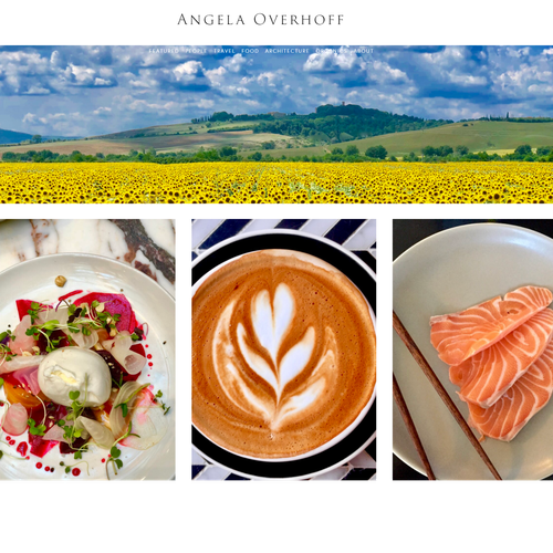 Image design with the title 'Website - Photographer'