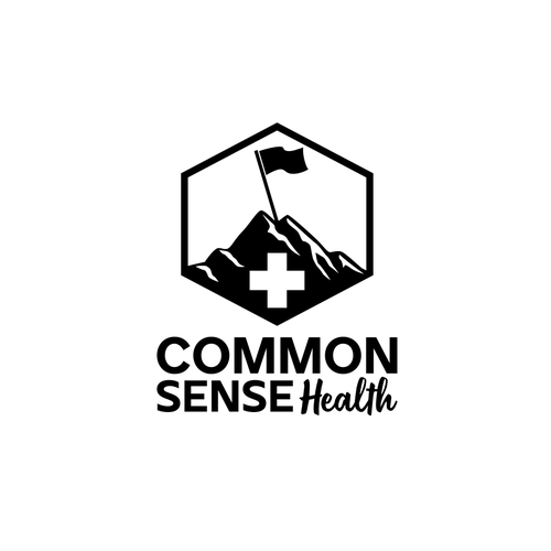Stand-alone design with the title 'Common Sense Health Logo'