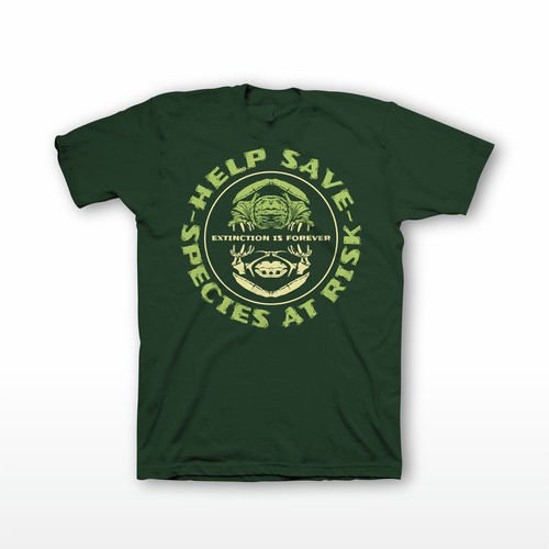 Nonprofit t-shirt with the title '[1-to-1 Project] T-Shirt Design'