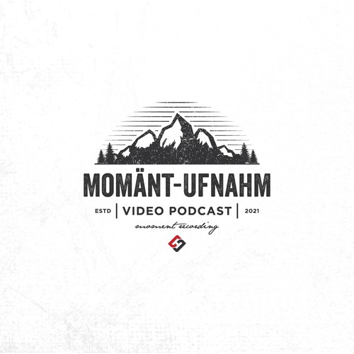 Video production logo with the title 'Logo design for a podcaster'