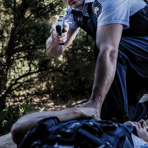 Layout design with the title 'Tacmed Print Ad'