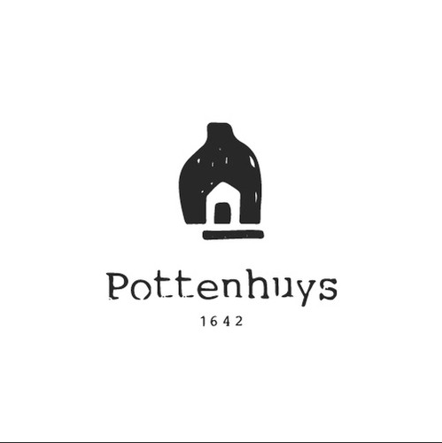 Earthy design with the title 'Pottenhuys'