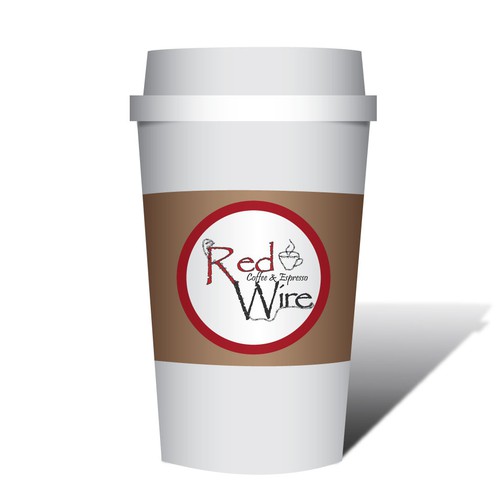 Espresso logo with the title 'New logo wanted for Red Wire'