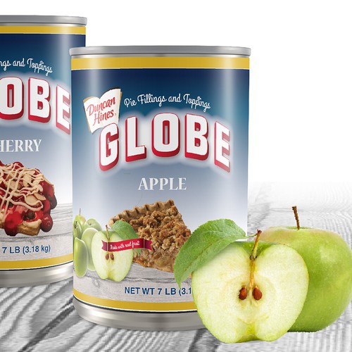 Pie design with the title 'Love Pies? Help us Co-brand with Duncan Hines!'