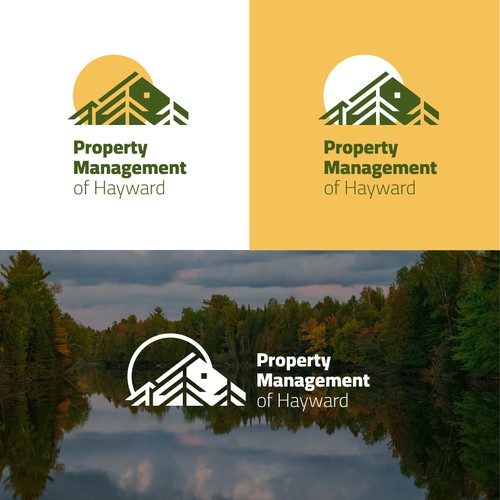 Evergreen logo with the title 'Logo for vProperty Management of Hayward'