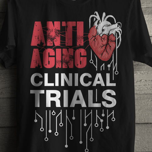 Clinic design with the title 't-shirt design for volunteers'