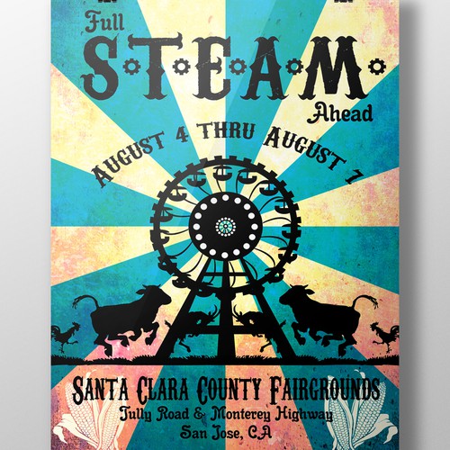 Fair design with the title 'Poster Concept for County Fair (2)'