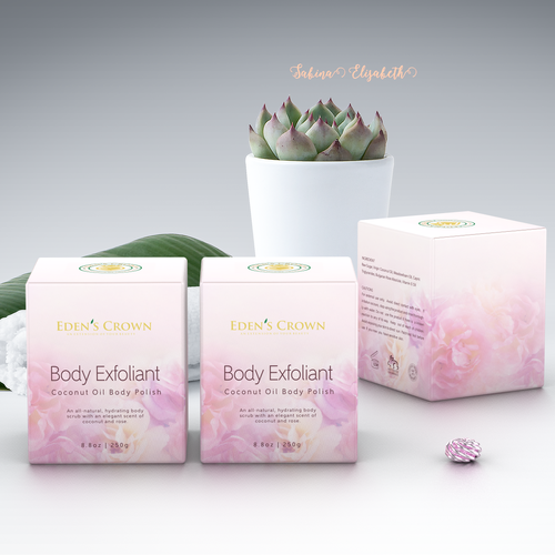 Mockup packaging with the title 'Luxury Cosmetic Packaging'