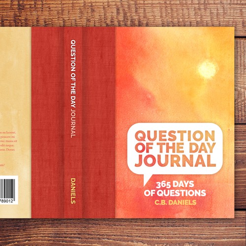 Journal design with the title 'Warm, Inviting Journal Cover Design'