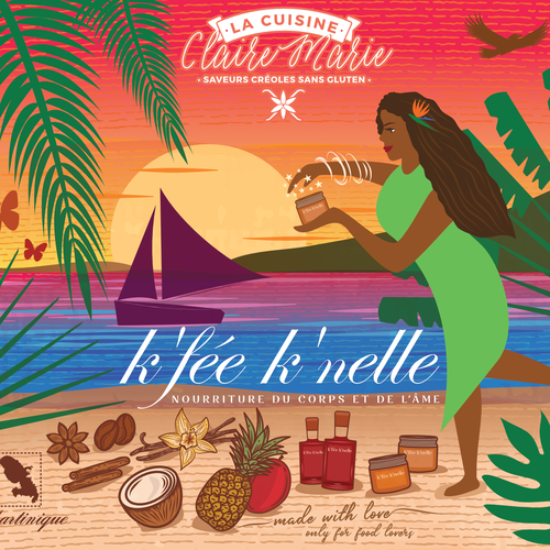 Exotic design with the title 'Exotic illustration '