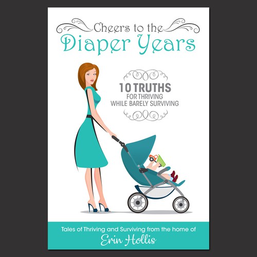 Baby book cover with the title 'DIAPER YEARS'