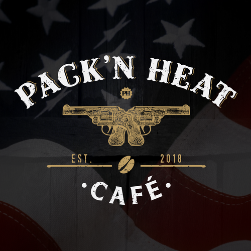 Sniper logo with the title 'PACK'N HEAT CAFE'