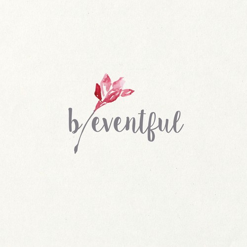 Wedding logo with the title 'b eventful'