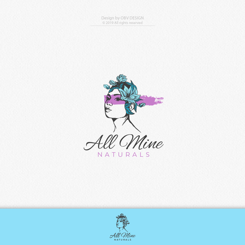 Brush logo with the title 'Creative logo design '