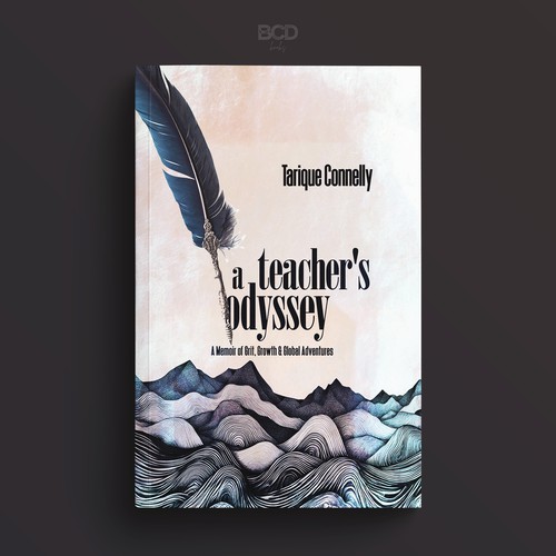 Cool book cover with the title 'Teacher Odyssey'
