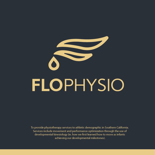 Health and wellness logo with the title 'FLO PHYSIO'