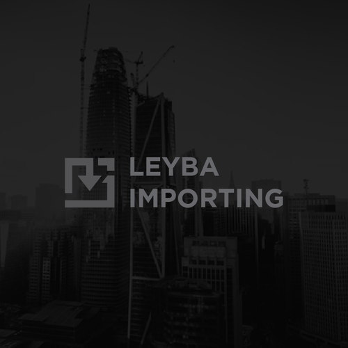 Corporate identity logo with the title 'logo design company importer'