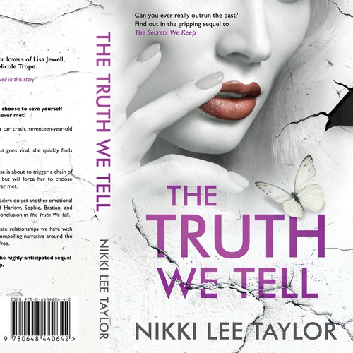Suspense book cover with the title 'The Truth we tell'