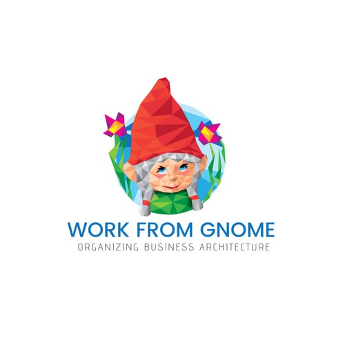 Home organizer logo with the title 'Work From Gnome'