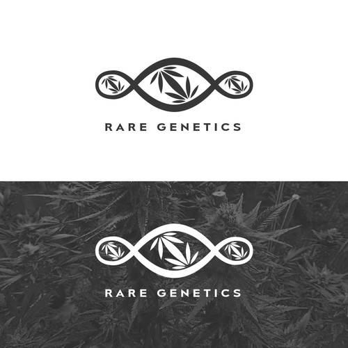 Biology logo with the title 'RARE GENETICS'