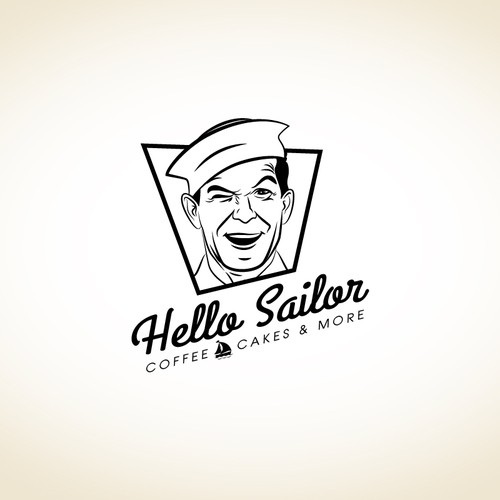 Sailing logo with the title 'Help Hello Sailor with a new logo'