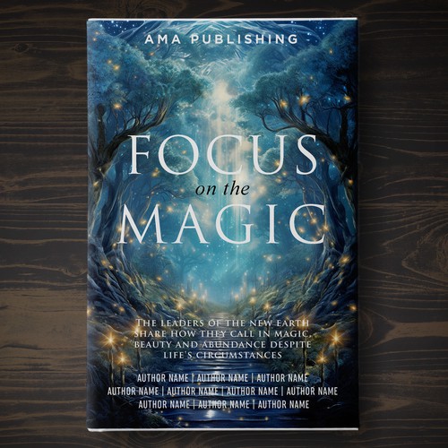 Contemporary book cover with the title 'Book cover designed for Ama Publishing '