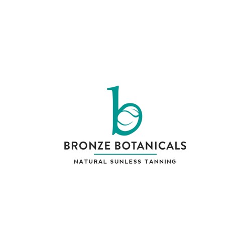 Tanning logo with the title 'Logo for organic beauty company'