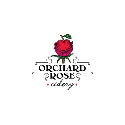 Apple logo with the title 'Orchard Rose'