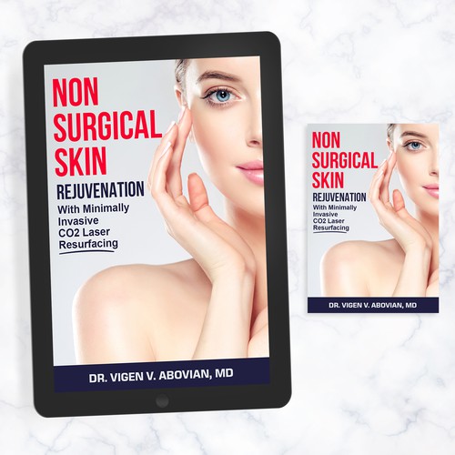 Medical book cover with the title 'Regain Youthful Looks with CO2 Laser Skin Rejuvenation'