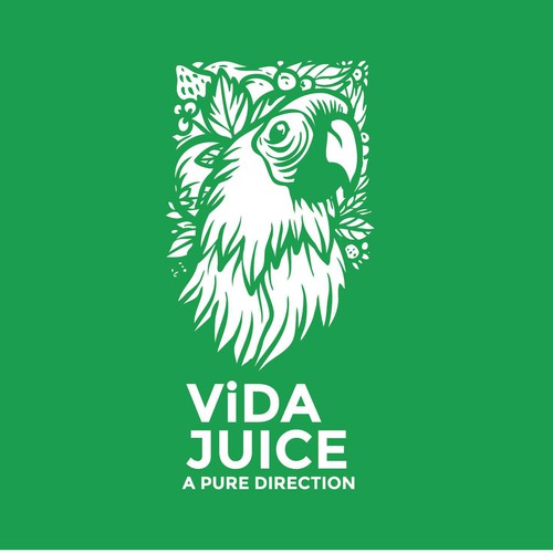 Juice design with the title 'Logo for Vida Juice (Organic Juice)'