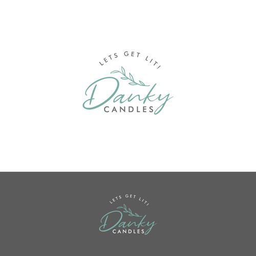 Candle logo with the title 'Danky Candles'