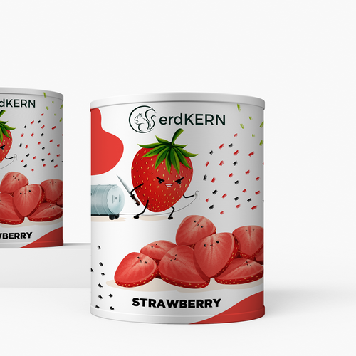 Packaging artwork with the title 'Package design'