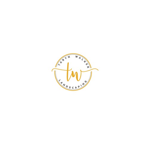 Personal logo with the title 'Landscaping'