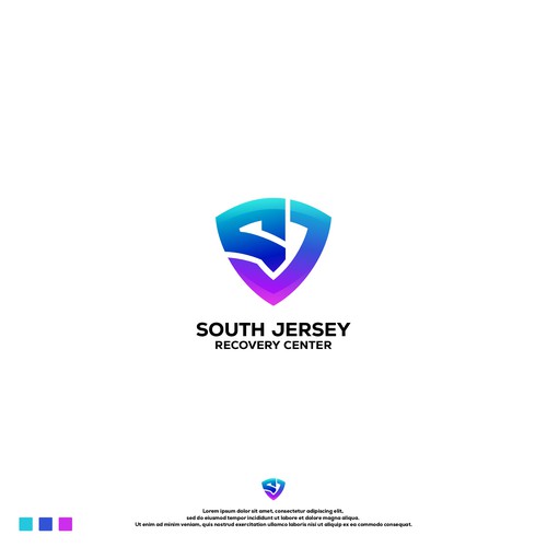 Gradient brand with the title 'South jersey'