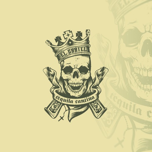 Skull logo with the title 'El Cartel'