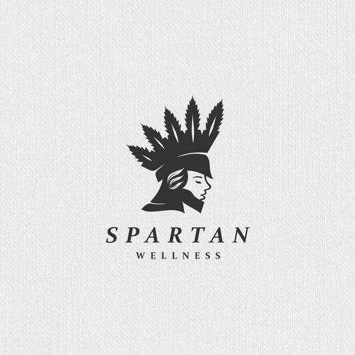 Spartan helmet logo with the title 'Spartan wellness'