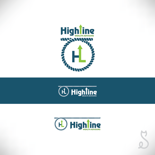 Navy design with the title 'Logo for wealth advisors ( with Navy term )'