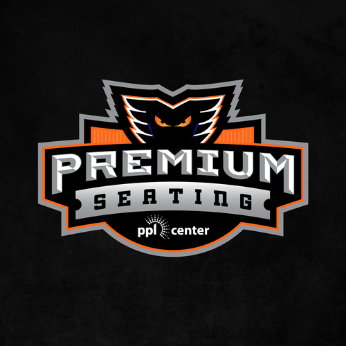 Sports design with the title 'Premium Seating'