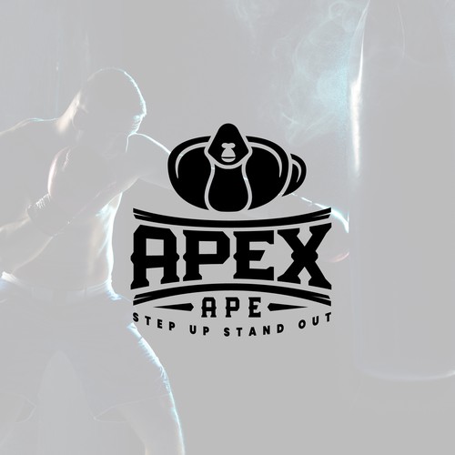 Ape logo with the title 'APEX APE BOXING'