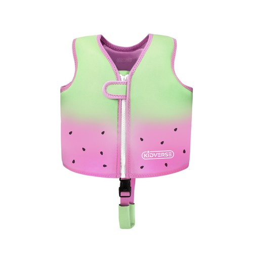 Watermelon design with the title 'Kids swim vest/life jacket design'