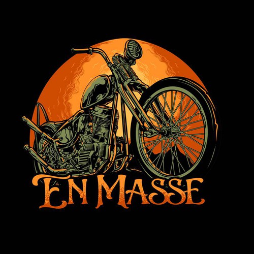 Custom illustration with the title 'Chopper'