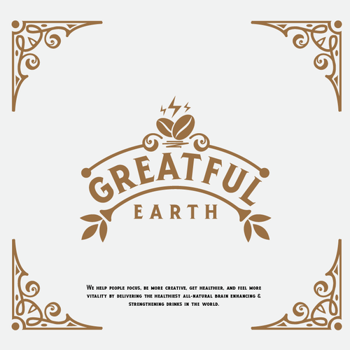 Healthy logo with the title 'Grateful Earth'