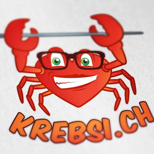 Cancer logo with the title 'Crabby Logo'