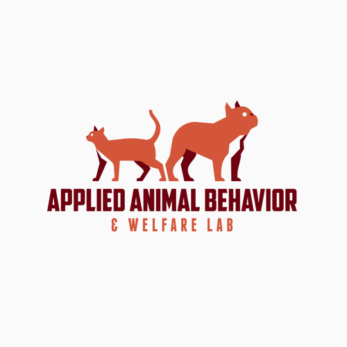 Cat brand with the title 'Cat and dog logo'