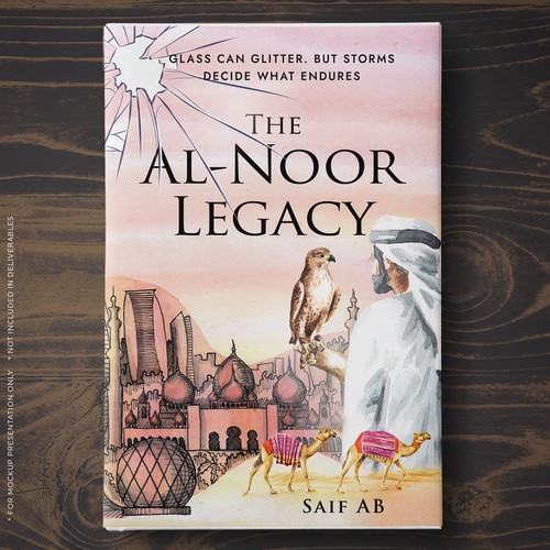 Arabian design with the title 'Conceptual Cover Design'