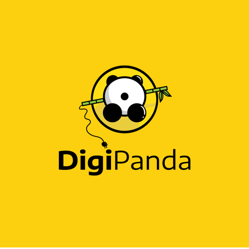 Quirky logo with the title 'Digi Panda'